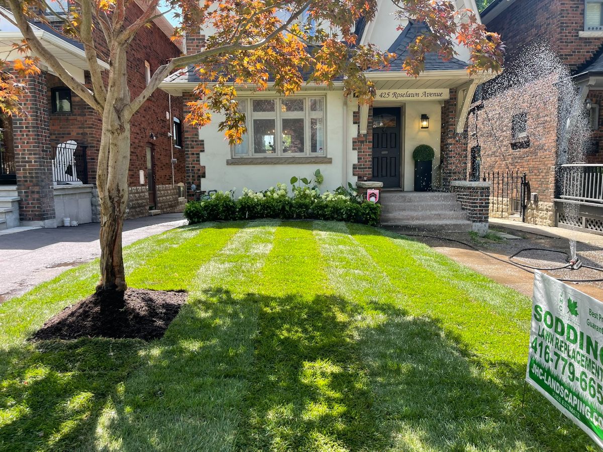 Sodding Mississauga Installation | J.H.C. Landscaping Inc